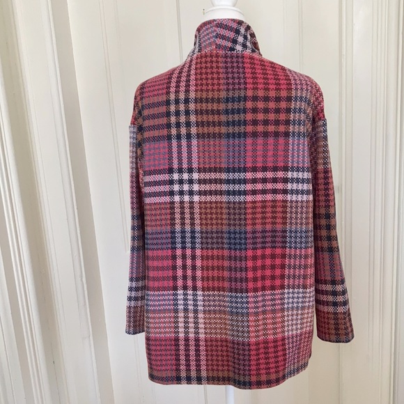 Rachael Zoe, wool blend blazer in very preppy plaid, beautifully made, size S - Picture 6 of 8